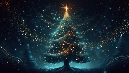 Christmas tree particles