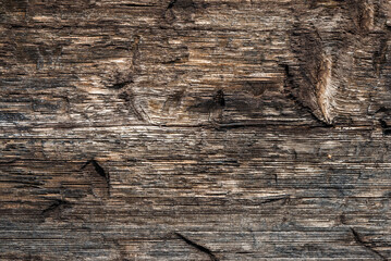 Background Of An Old Natural Cracked Wood Texture