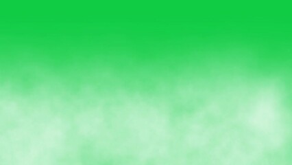 White smoke vapour cloud sky smog flowing mystic effect on chroma key green screen alpha channel background