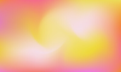 Abstract swirl hologram background. Gradient mesh yellow backdrop. Multicolor trippy retro design. Vibrant Texture Wallpaper