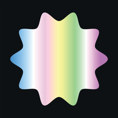 y2k abstract element. vector illustration