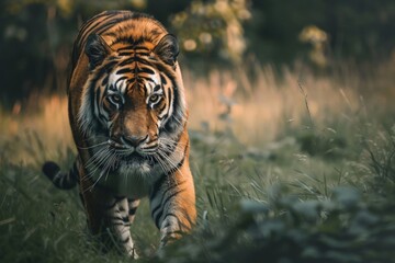 Majestic Bengal Tiger in Natural Habitat
