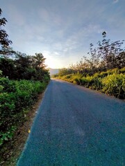 road in the countryside