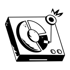 Fototapeta premium Get this doodle icon of statistics record 