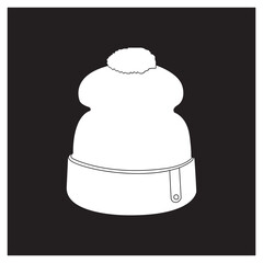 Winter hat icon