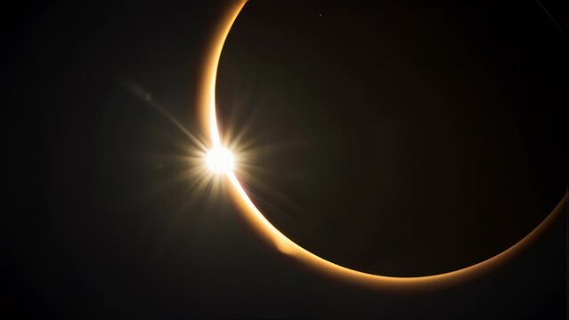 A solar eclipse is a rare and beautiful sight. AI.