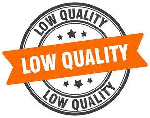 low quality stamp. low quality label on transparent background. round sign