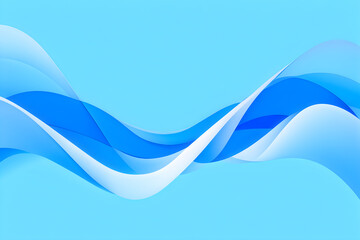 Versatile blue curves suitable for corporate branding, wallpapers, or creative visuals