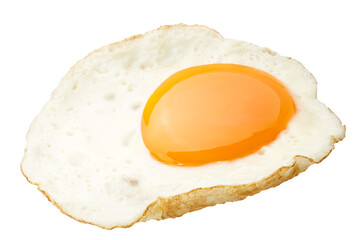 Fried egg isolated
