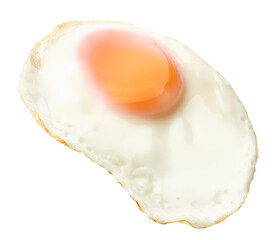 Fried egg isolated
