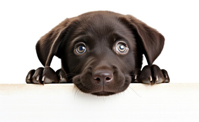 PNG Labrador dog peeking mammal animal.