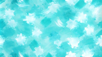 Cyan random painted background