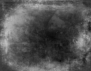 Grey grunge scratched background, obsolete texture, old wall