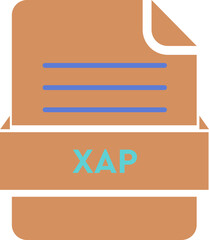 XAP File icon Black color and lines