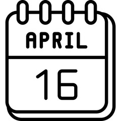 16  April Icon