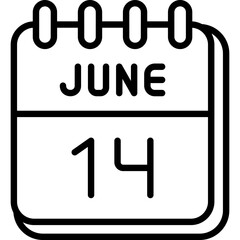 14  June Icon