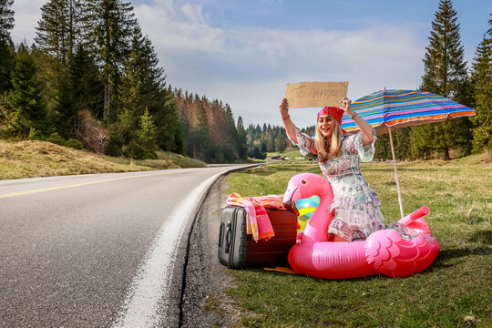 En route pour les vacances.
