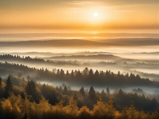 Obraz premium sunrise in the mountains