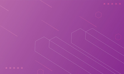 Purple gradient geometric line shape background