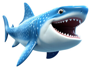 Fototapeta premium PNG Whale shark cartoon animal mammal.