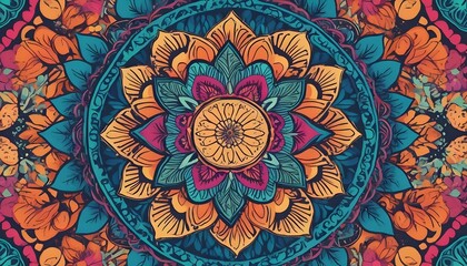 Create a background with intricate floral mandalas upscaled 21 1