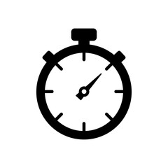 Stopwatch timer flat icon for apps and websites