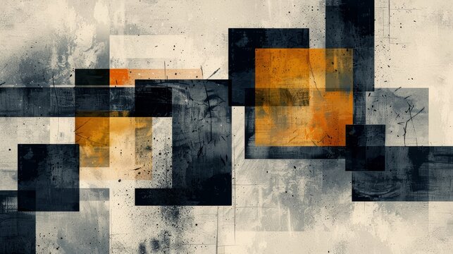 corporate art design, sophisticated squares and lines pattern