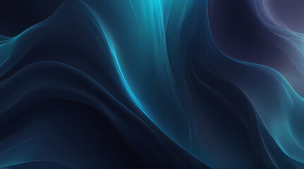 Fototapeta premium Abstract Blue Light Wave Background Design