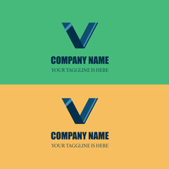 V latter logo vector illustration eps 10 for your company