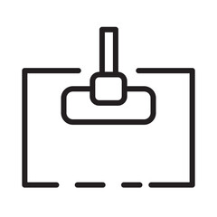Carpet Dry Vacuum Line Icon