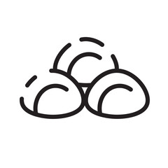 Food Bun Bread Line Icon