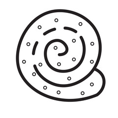 Bakery Bread Food Line Icon