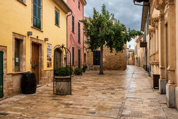 narrow street in the old town