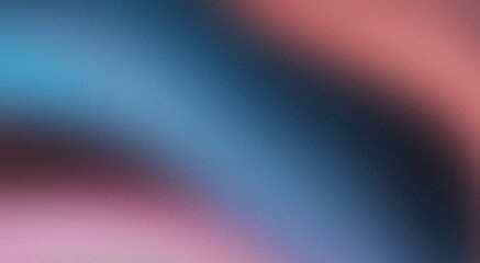 blue purple magenta wave , template empty space , grainy noise grungy texture color gradient rough abstract background shine bright light and glow