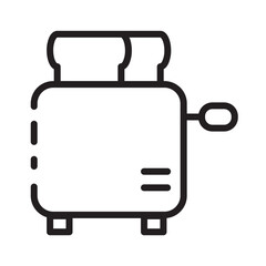 Breakfast Cooking Toast Line Icon