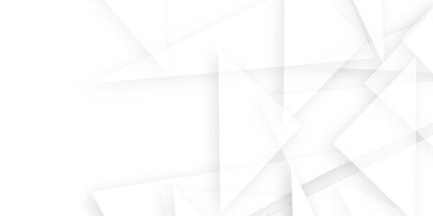 Vectors white and gradient abstract background with shadow, shapes elements. Technological and business concept triangle abstract background for design.