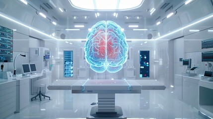 The Future of Neurological Imaging: 3D Hologram of A Brain