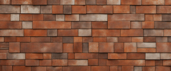 Fototapeta premium Rusty stone tiles wall texture background banner 