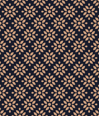 Vector beautiful damask pattern. Royal pattern with floral ornament. Seamless wallpaper with a damask pattern.