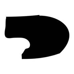 Ta Xbiex District map, administrative division of Malta. Vector illustration.