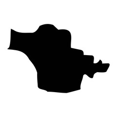 Pembroke District map, administrative division of Malta. Vector illustration.