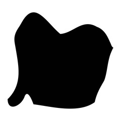 Lija District map, administrative division of Malta. Vector illustration.