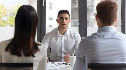 Performance reviews with human Resources manager