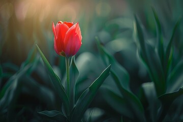 Whole blue Forget-me-not plant with roots and flower. Beautiful simple AI generated image in 4K, unique.