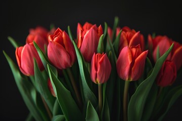 Fototapeta premium Whole blue Forget-me-not plant with roots and flower. Beautiful simple AI generated image in 4K, unique.