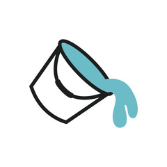 Paint bucket icon vektor