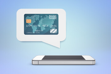 Credit card and phone concept design