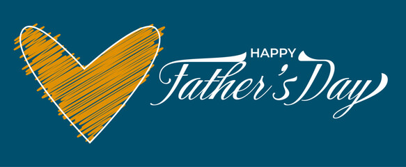 Happy father's day banner