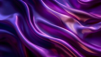 Obraz premium Rich Plum-Colored Luxurious Dark Purple Pink Silk Satin Background. Concept Photography, Styling, Silk Satin, Background, Dark Purple