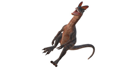 Dilophosaurus on a Transparent Background